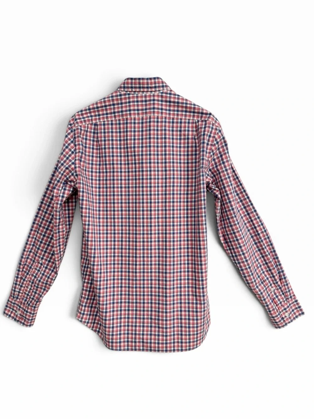 J.Crew Slim Cotton Oxford Shirt Pink Blue Gingham Check Mens Medium NWT Button